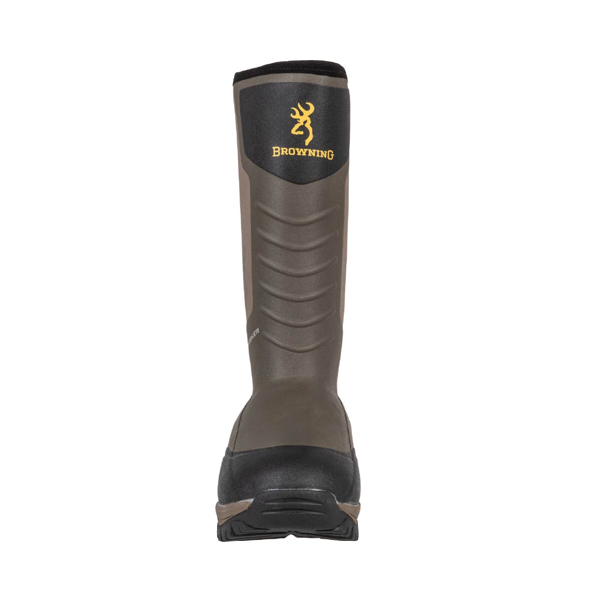 Botte de chasse isolée Gameseeker Browning. Isolation PrimaLoft 800g, tige néoprène imperméable, fermeture éclair latérale. Idéale conditions froides et humides.
