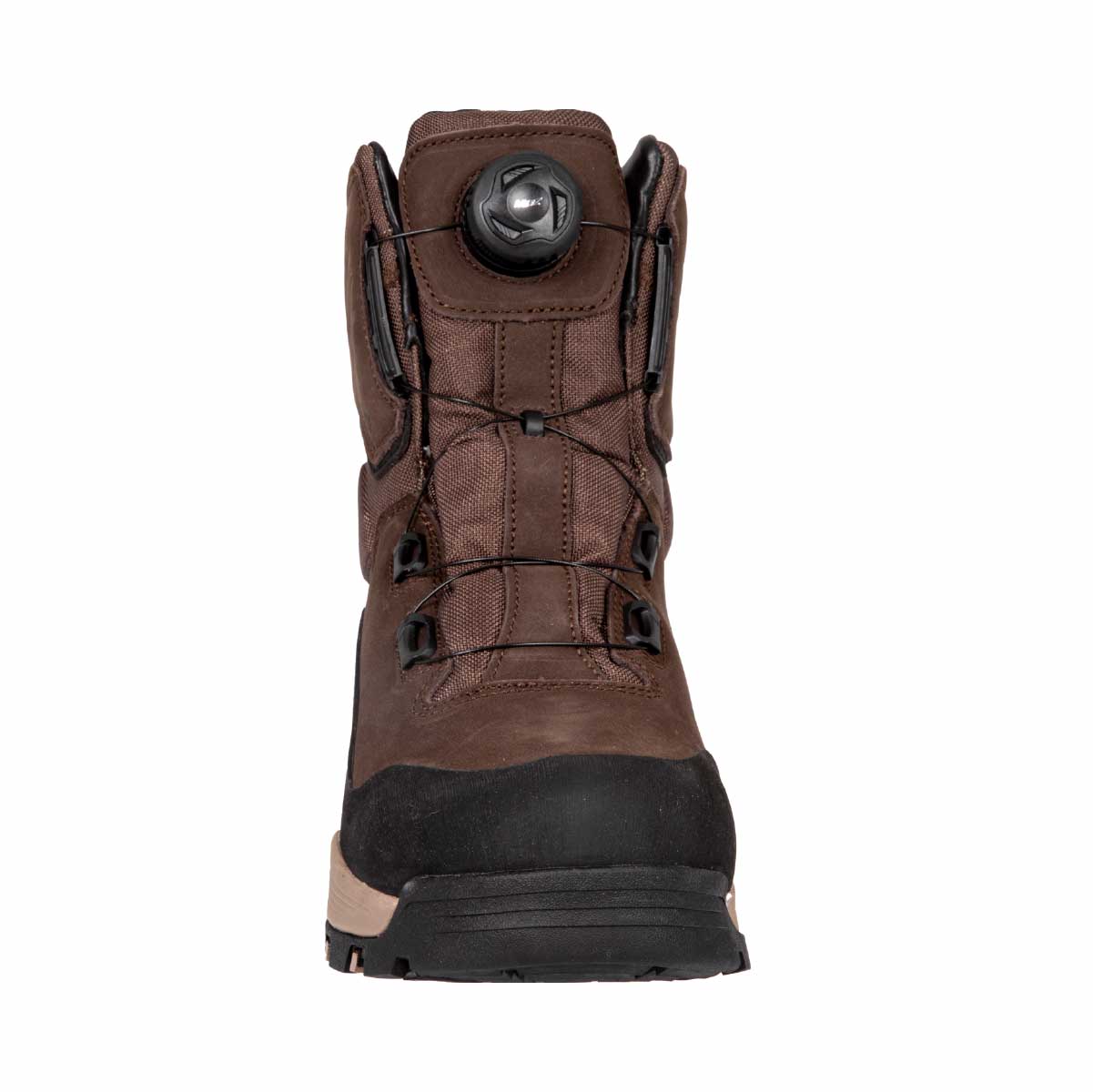 Botte de chasse Huntsman II Browning avec laçage MOZ et membrane eVent. Respirabilité supérieure, doublure cuir pleine fleur. Idéale forêt et terrains accidentés.